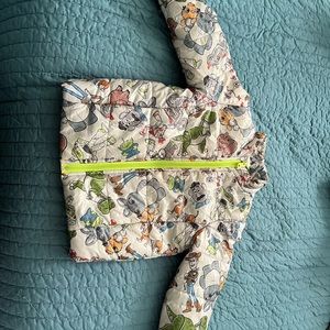 size 2 T unisex original toy story, Disney light jacket